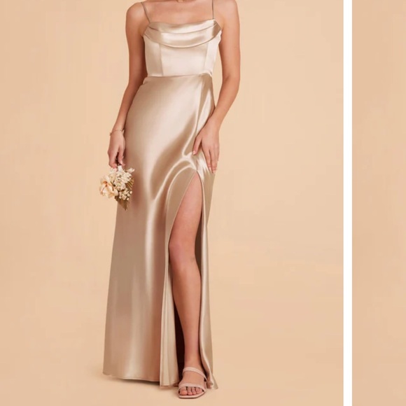 Birdy Grey Strapless Gold Dress - Picture 2 of 13